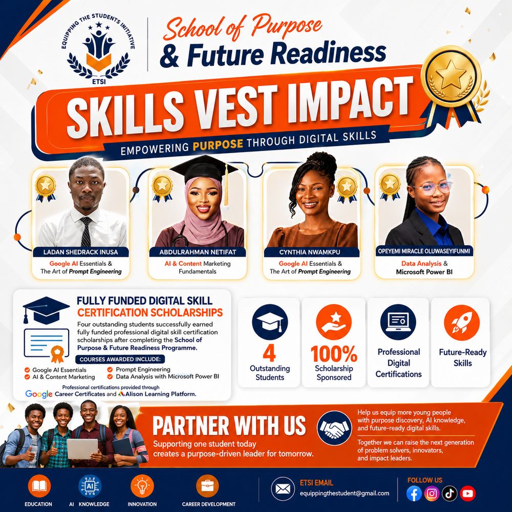 SkillVest Impact report: four students awarded fully funded digital skill certification scholarships