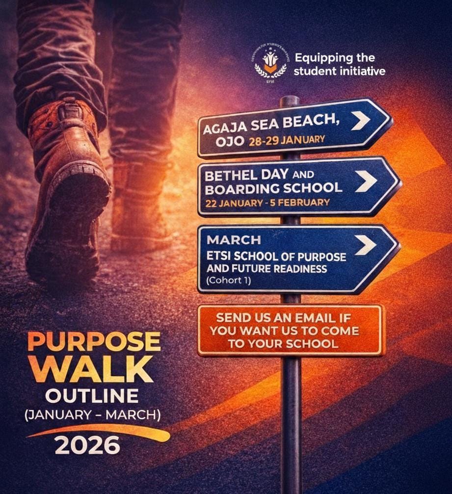 Purpose Walk 2026 campaign outline graphic